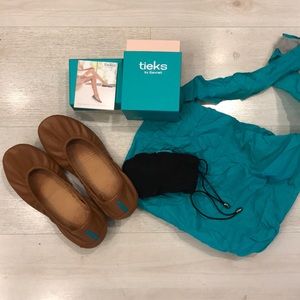 Tieks Chestnut Brown Ballet Flats Size 7